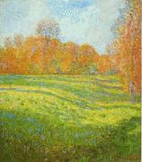 Claude Monet Meadow at Giverny oil painting reproduction